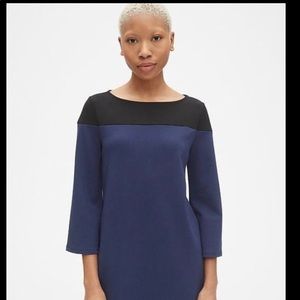 Gap colorblock shift dress NWT